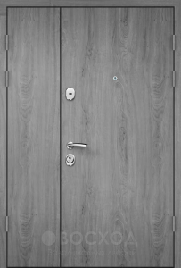 Фото стальная дверь Двойная дверь в квартиру №2 с отделкой МДФ ПВХ
