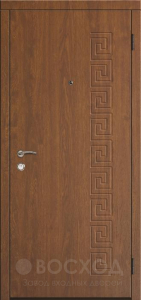 Трёхконтурная дверь с зеркалом №15 - фото
