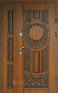 Фото стальная дверь Парадная дверь №96 с отделкой Массив дуба