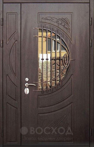 Фото стальная дверь Парадная дверь №108 с отделкой Массив дуба