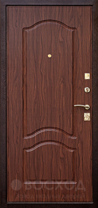Фото  Стальная дверь Винилискожа №70 с отделкой Ламинат