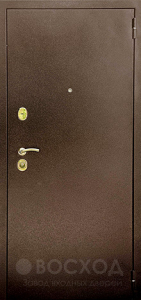 Фото стальная дверь Дверь с зеркалом и шумоизоляцией №3 с отделкой Порошковое напыление