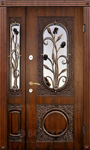 Фото стальная дверь Парадная дверь №82 с отделкой Массив дуба