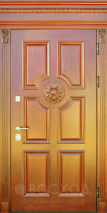 Фото стальная дверь Парадная дверь №2 с отделкой Массив дуба
