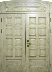 Фото стальная дверь Парадная дверь №34 с отделкой Массив дуба