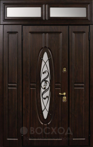 Дверь с фрамугой №25 - фото