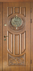 Фото стальная дверь Парадная дверь №369 с отделкой Массив дуба