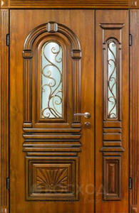Фото стальная дверь Парадная дверь №75 с отделкой Массив дуба