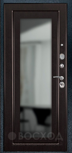 Дверь с зеркалом с 2-я ребрами жесткости №69 - фото №2