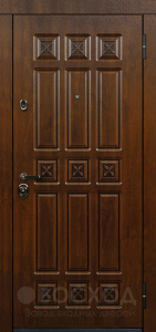Фото стальная дверь С зеркалом №59 с отделкой МДФ ПВХ
