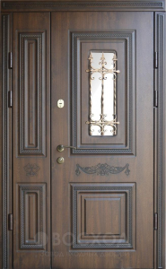 Фото стальная дверь Парадная дверь №342 с отделкой Массив дуба