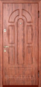 Трёхконтурная дверь с зеркалом №16 - фото