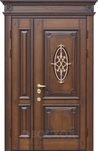 Фото стальная дверь Парадная дверь №370 с отделкой Массив дуба