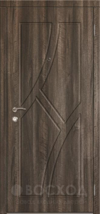 Фото стальная дверь МДФ №79 с отделкой МДФ ПВХ