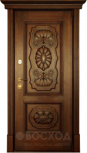 Фото стальная дверь Парадная дверь №363 с отделкой Массив дуба