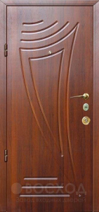 Фото  Стальная дверь Дверь для деревянного дома №31 с отделкой МДФ ПВХ