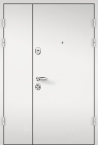 Фото стальная дверь Двойная дверь в квартиру №3 с отделкой МДФ ПВХ
