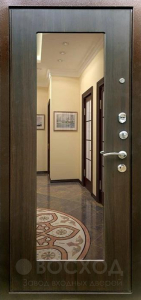 Фото  Стальная дверь Дверь с зеркалом и шумоизоляцией №6 с отделкой МДФ ПВХ