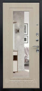 Белая входные двери 3К с зеркалом в квартиру №8 - фото №2