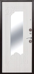 Дверь с зеркалом и шумоизоляцией (венге / белый софт) №29 - фото №2