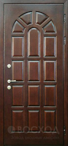 Трёхконтурная дверь с зеркалом №3 - фото