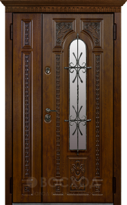 Фото стальная дверь Парадная дверь №355 с отделкой Массив дуба
