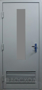 Дверь техническая с решёлкой №29 - фото №2