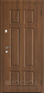 Трёхконтурная дверь с зеркалом №7 - фото